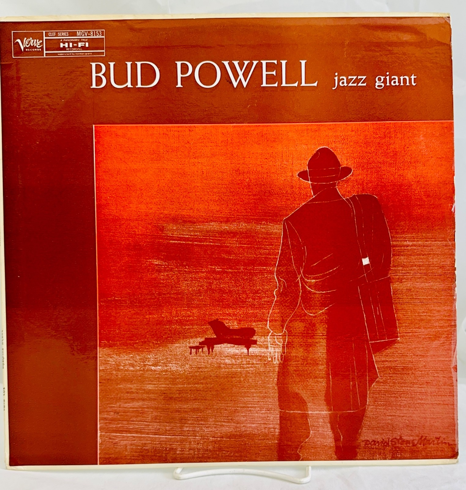 LP:Bud Powell , Jazz Giant, Verve MGV-8153, Clef Series, Reissue, Mono, 1961, Bo