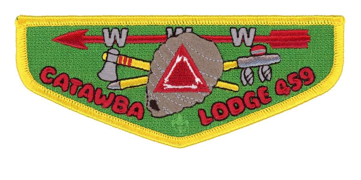 Boy Scout OA 459 Catawba Lodge Vigil Flap Boy Scout OA 459 Catawba Lodge Vigil Flap