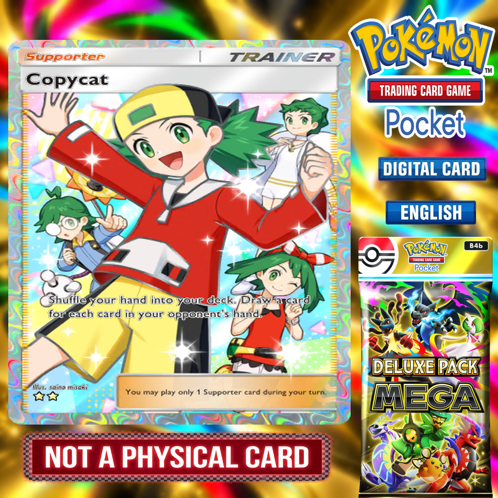 Pokemon TCG Pocket - COPYCAT TRAINER from DELUXE PACK MEGA