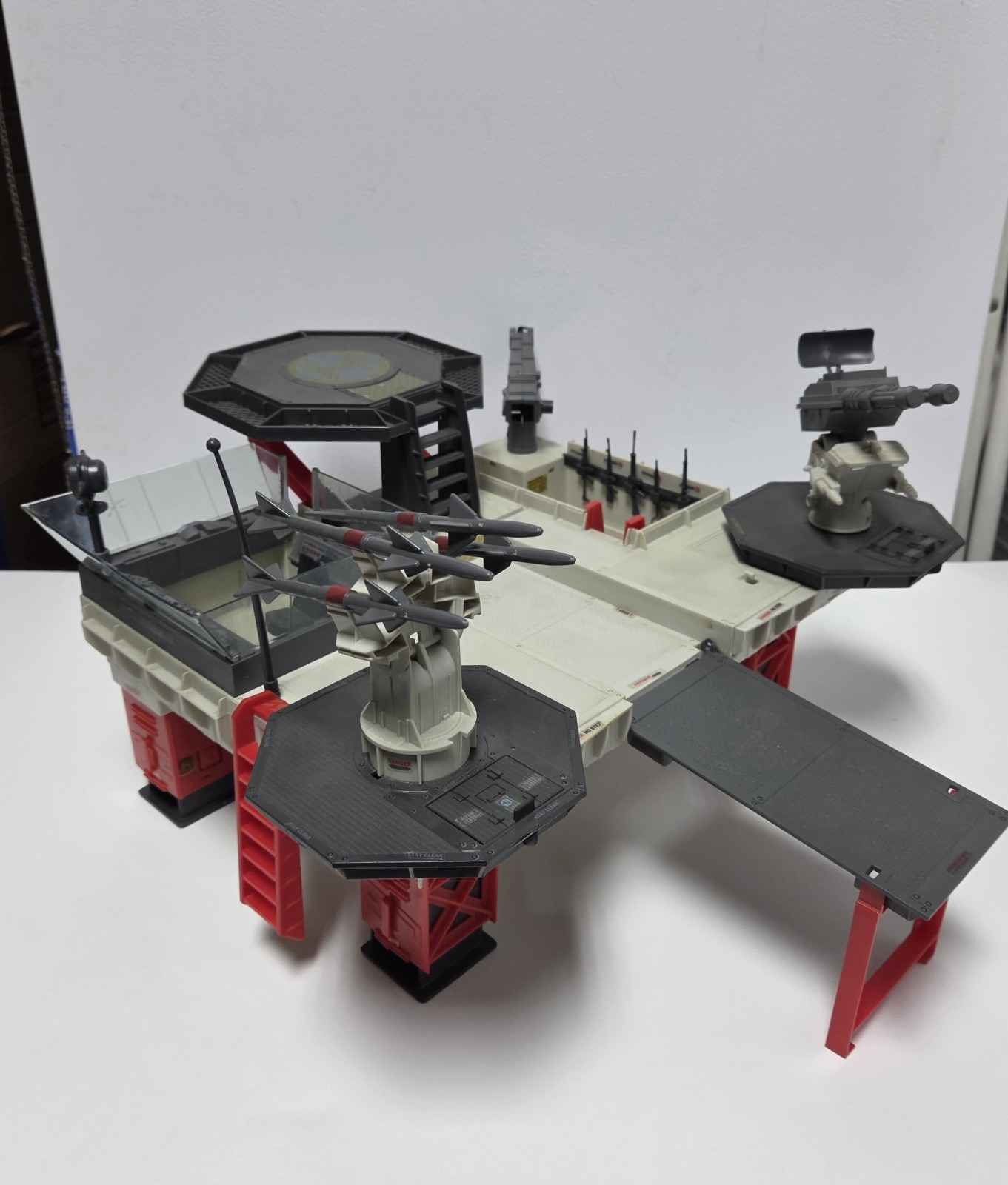 1985 Vintage GI JOE Transportable TACTICAL BATTLE PLATFORM 100% Complete Hasbro 