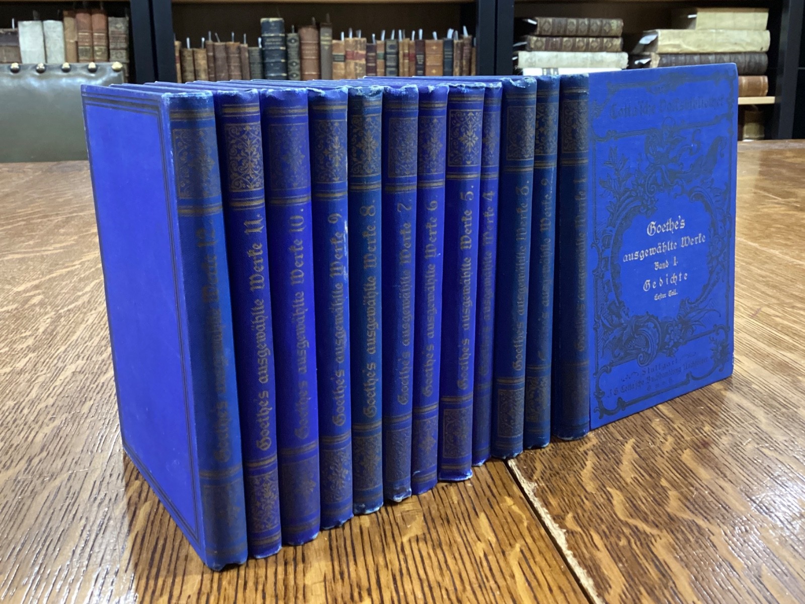 ca. 1899 Goethe’s Ausgewählte Werke (Selected Works), 12 Vol. Complete Set