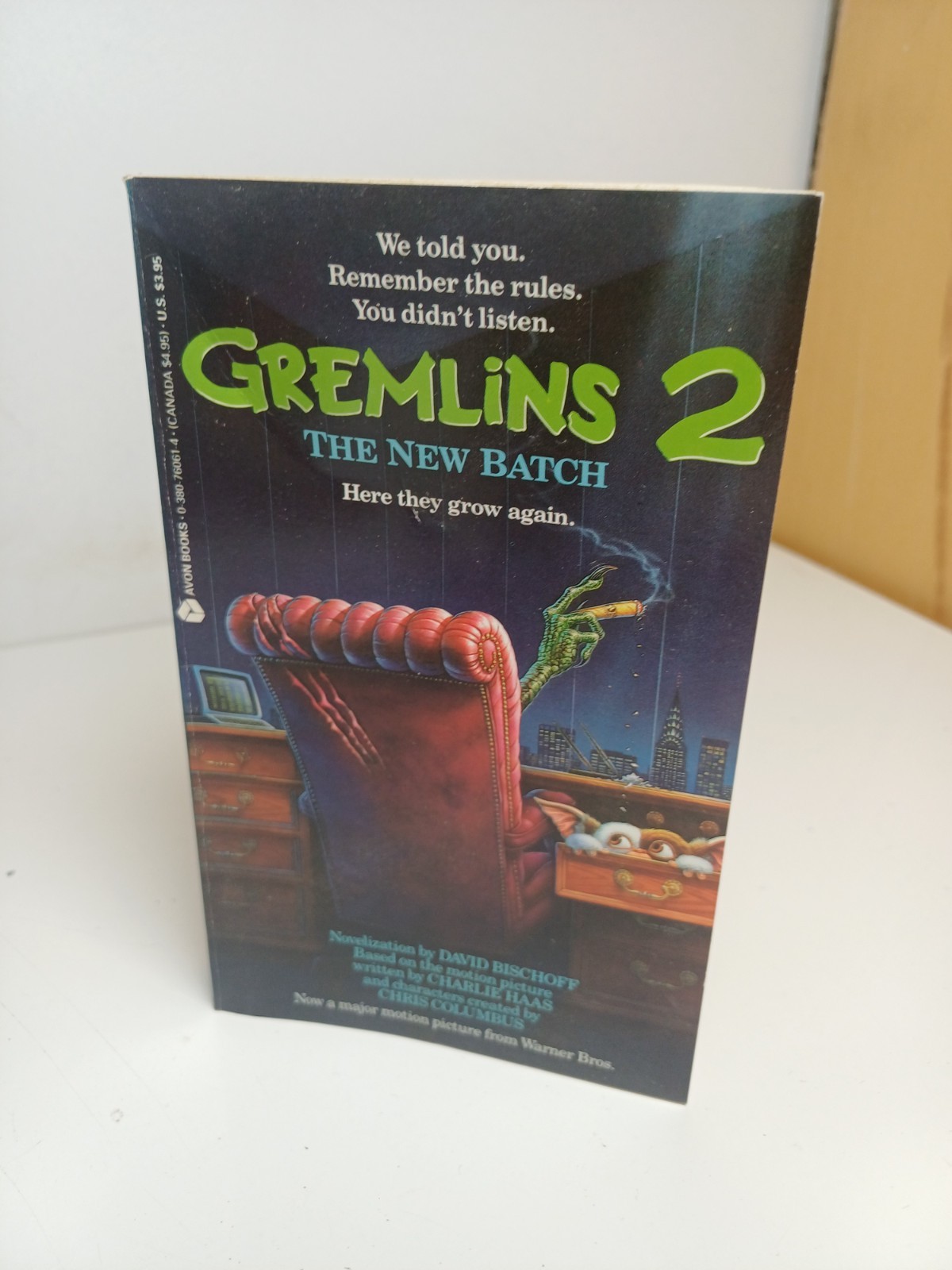 Avon Books Gremlins 2: The New Batch paperback 1st ed 1990 Bischoff