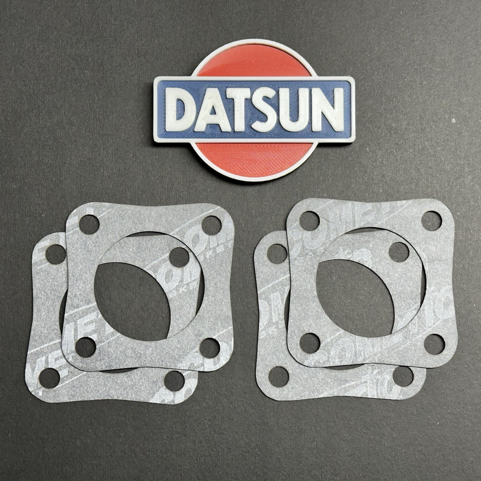 1970-71 E46 Datsun 240z Carburetor Spacer Insulator Base Gaskets Set x4 USA 1970-71 E46 Datsun 240z Carburetor Spacer Insulator Base Gaskets Set x4 USA