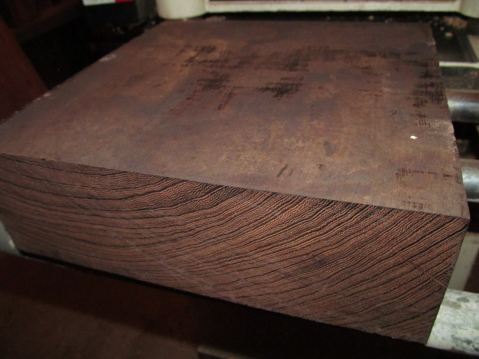 ONE BEAUTIFUL KILN DRIED WENGE BOWL BLANK LATHE TURNING LUMBER BOWL 8\