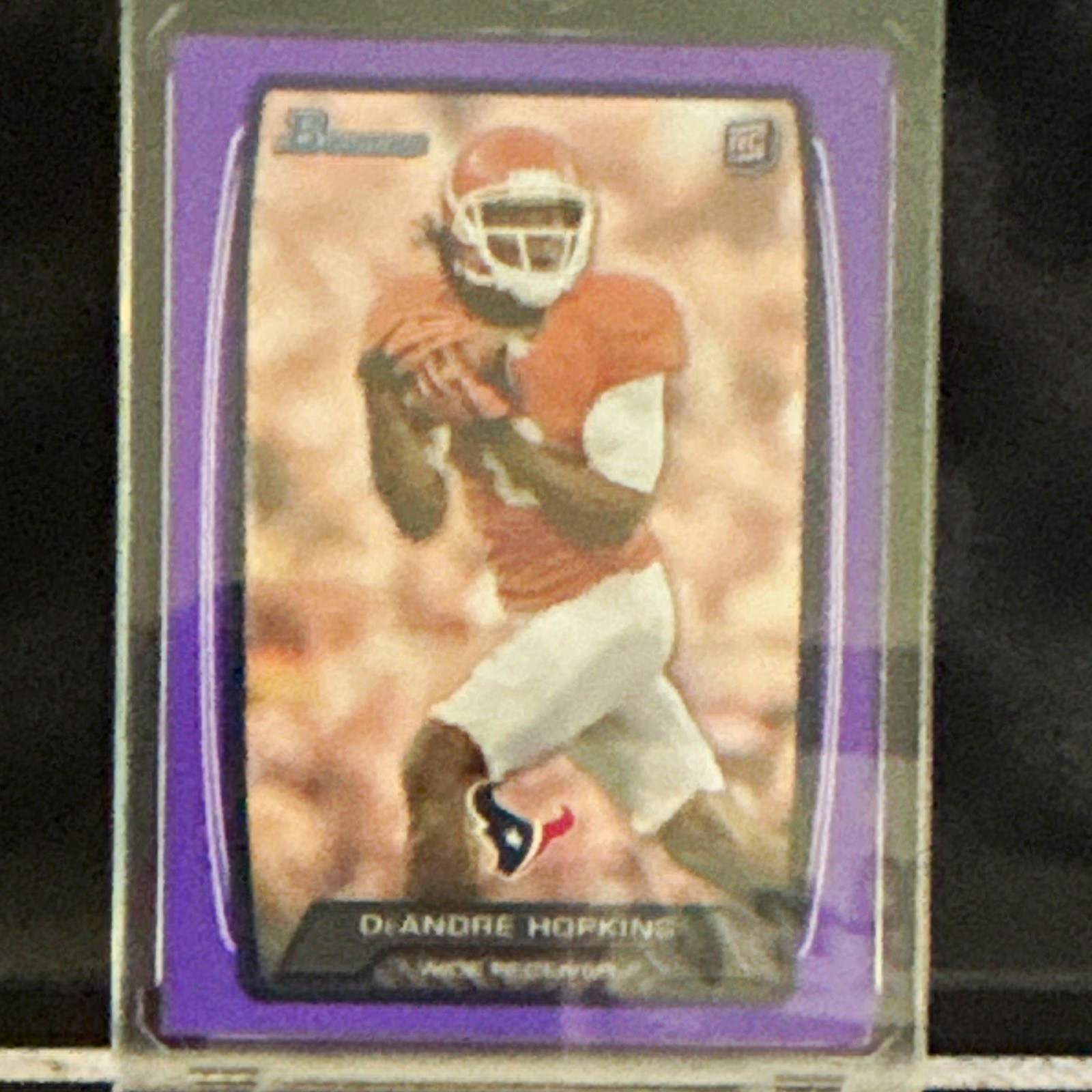 Topps 2013 Bowman - DeAndre Hopkins Rookie Purple Parallel #93 Houston Texans Topps 2013 Bowman - DeAndre Hopkins Rookie Purple Parallel #93 Houston Texans