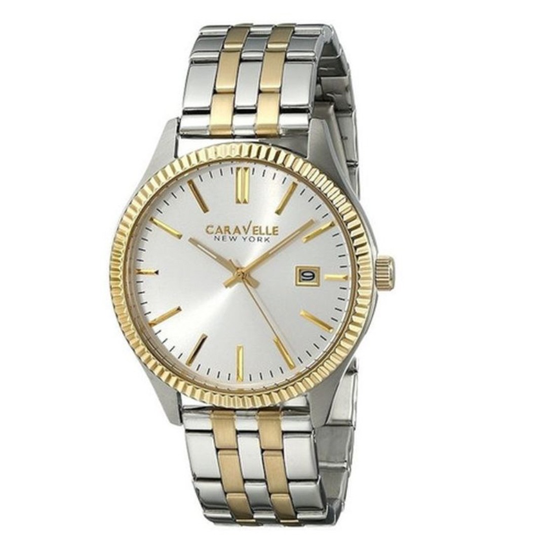 Bulova Caravelle Men's Silver Dial Quartz Watch 45B129