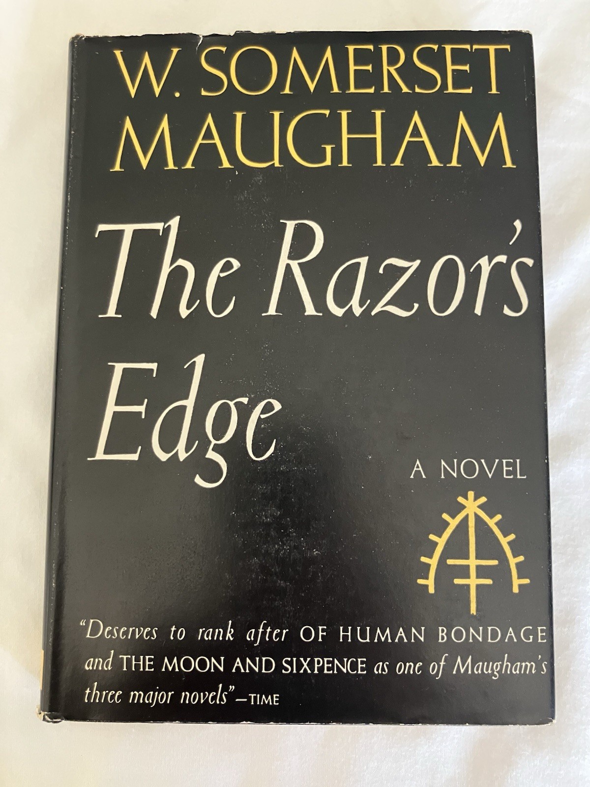 The Razor\'s Edge by W. Somerset Maugham Vintage 1945 Blakiston Company HB DJ