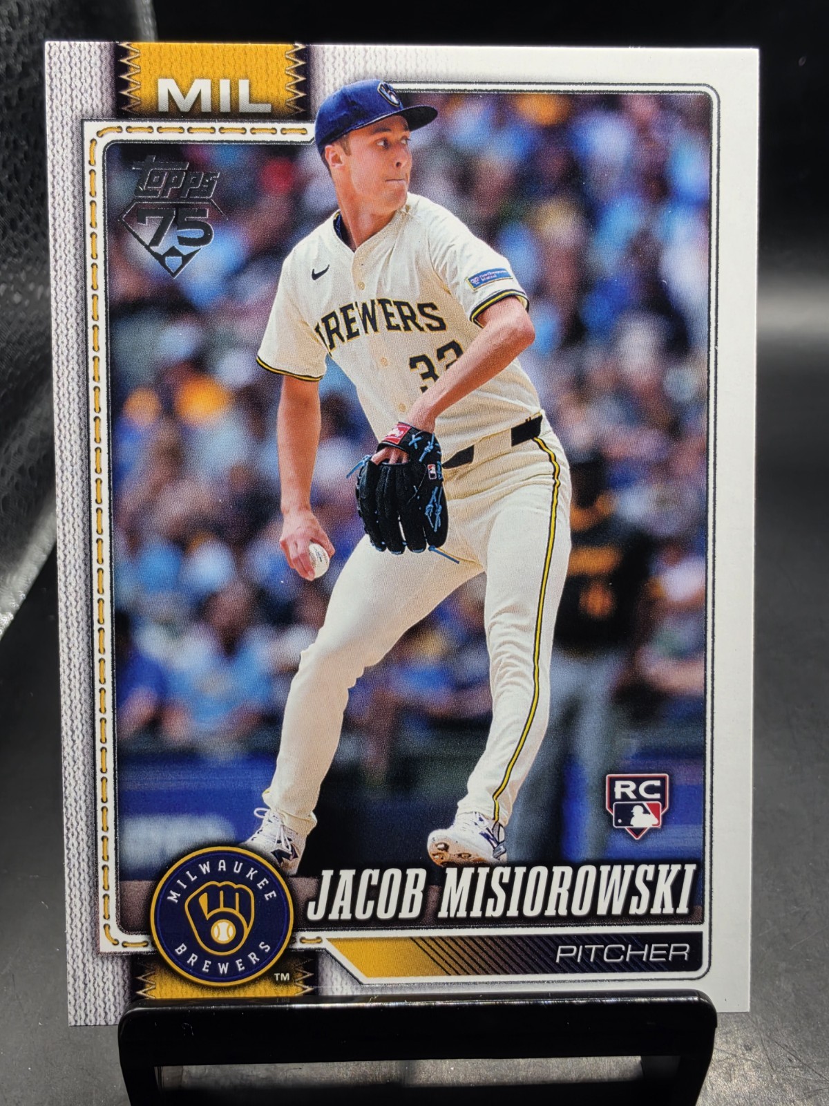 2026 Topps #10 Jacob Misiorowski Rookie RC - Milwaukee Brewers 