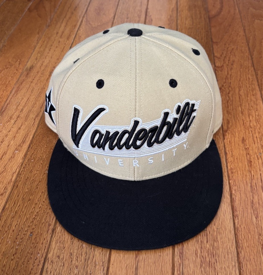 Vanderbilt Commodores NCAA \'47 Brand Black & Gold Script Snapback Hat 💥