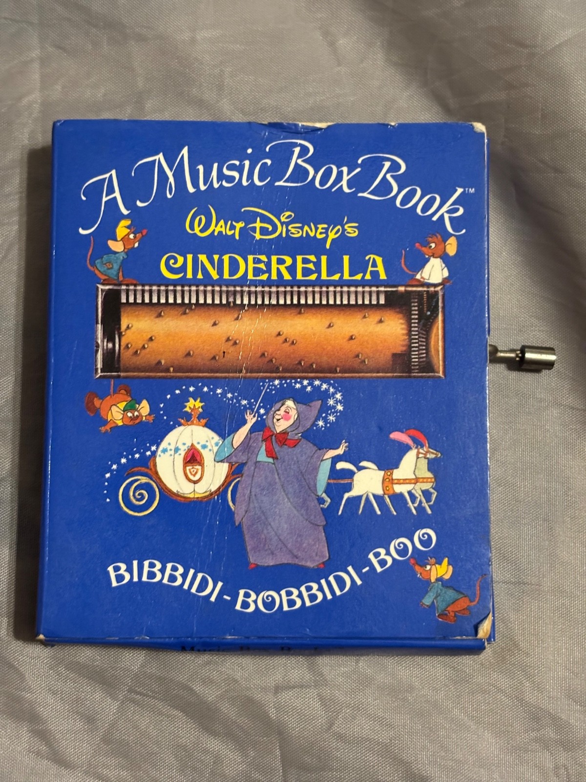 music box book walt disney cinderella
