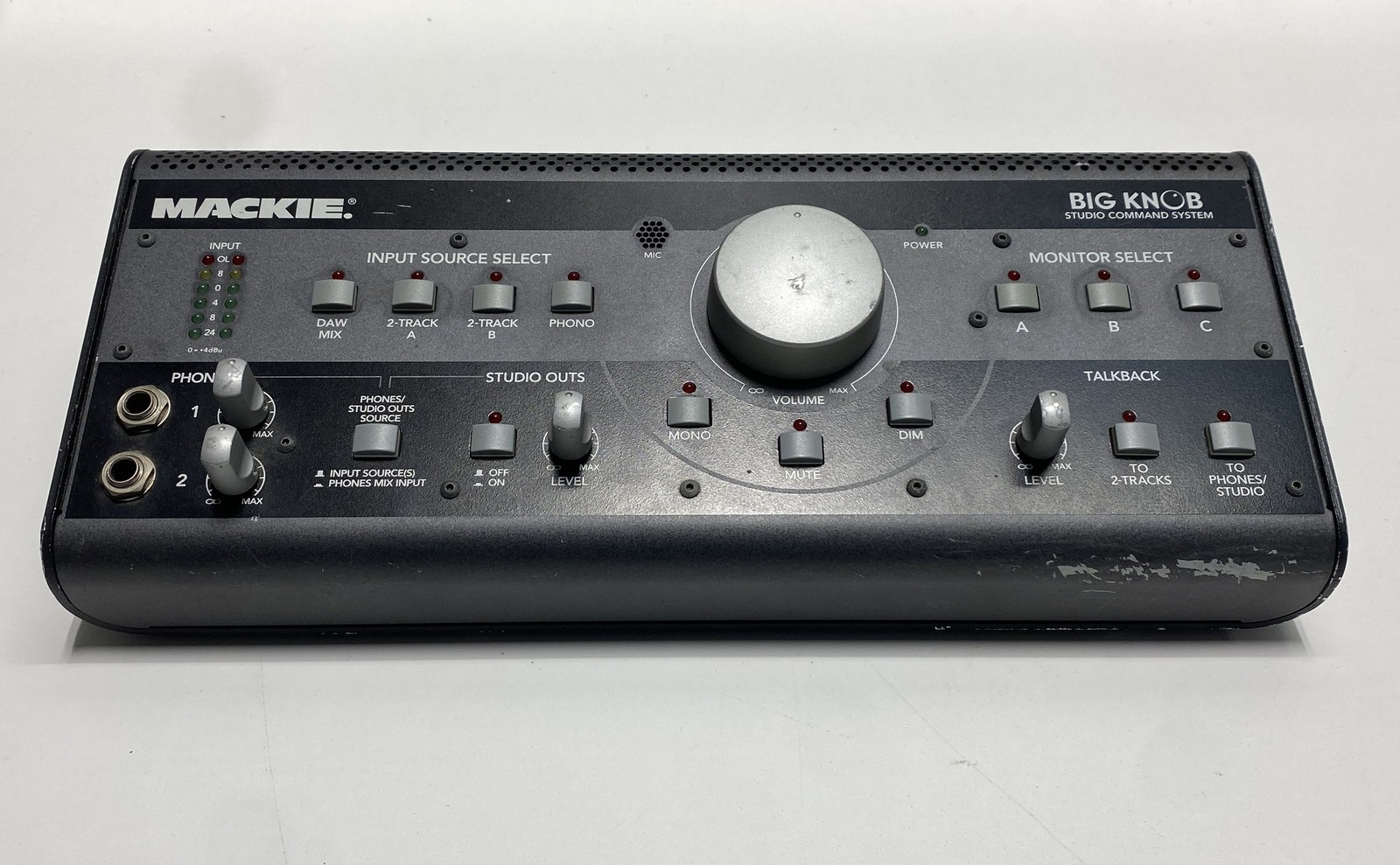 Vintage Mackie Big Knob Studio Command System Monitor Controller Tested
