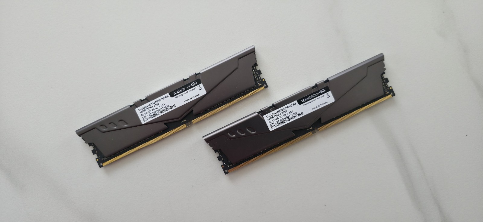 TEAMGROUP T-Force Vulcan Z 32GB (2x16GB) DDR4 3200MHz CL 16-20-20-40 Desktop RAM