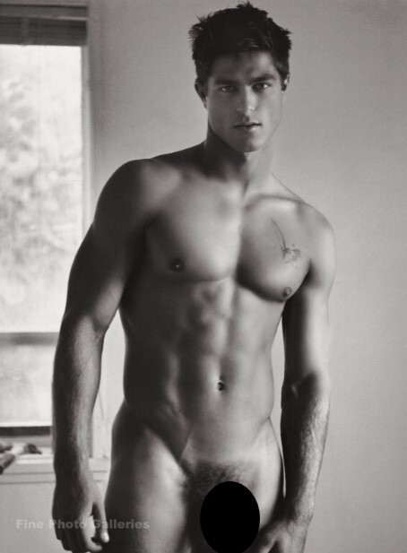 2003 Vintage BRUCE WEBER Male Nude RAPHAEL Tattoo LARGE Format Photo Engraving