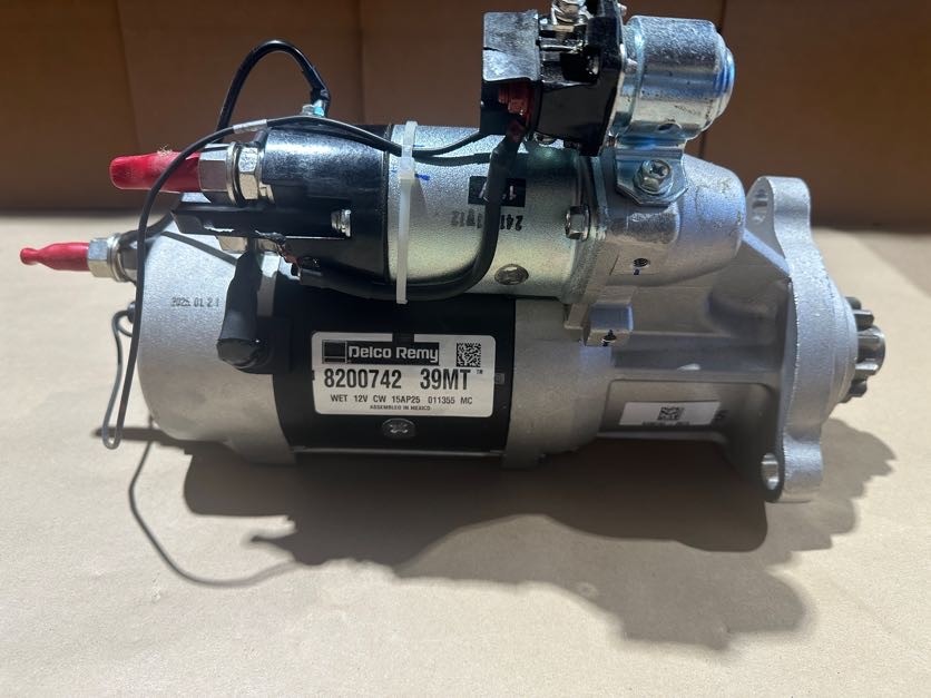 Genuine OEM Delco Remy 8200742 39MT Starter 12V SAE 3 11 Tooth ISX15 ISM C13 C15