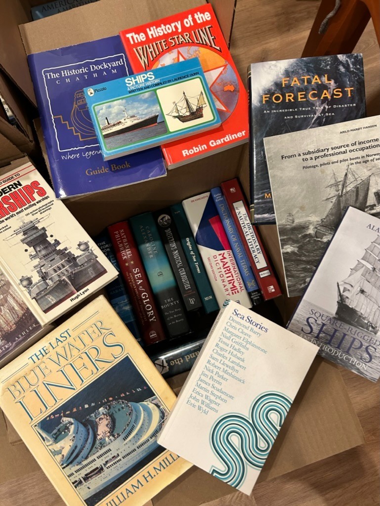 Bulk Maritime History Book Lot White Star Line Nautical Dictionaries (Lot #34)
