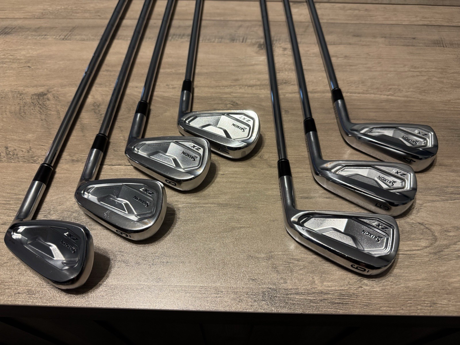 Srixon Zx7 Mkii 6-pw & Zx5 Mkii 4-5 Combo Iron Set. Nippon NS PRO 1150 GH Stiff