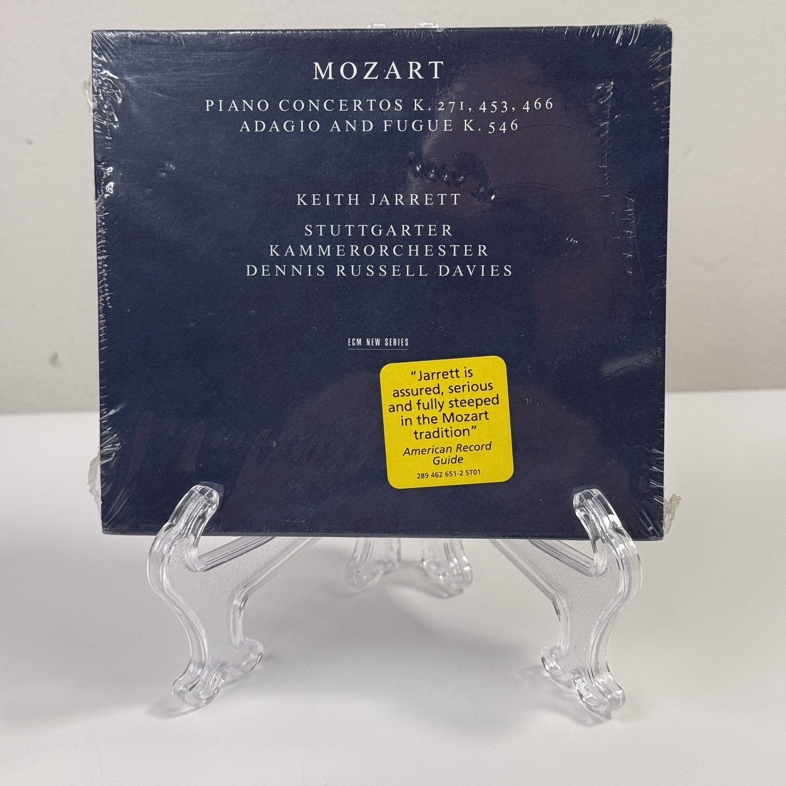 MOZART Keith Jarrett WOLFGANG AMADEUS Piano Concertos Nos. 271, 453, And 466 NEW