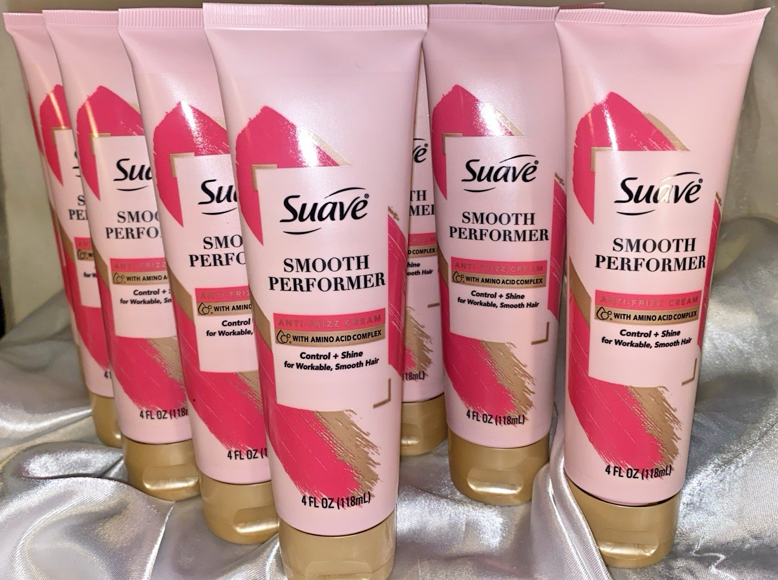 10X Suave Smooth Performer Anti-Frizz Styling Smoothing Cream Shine - RARE- 4 oz