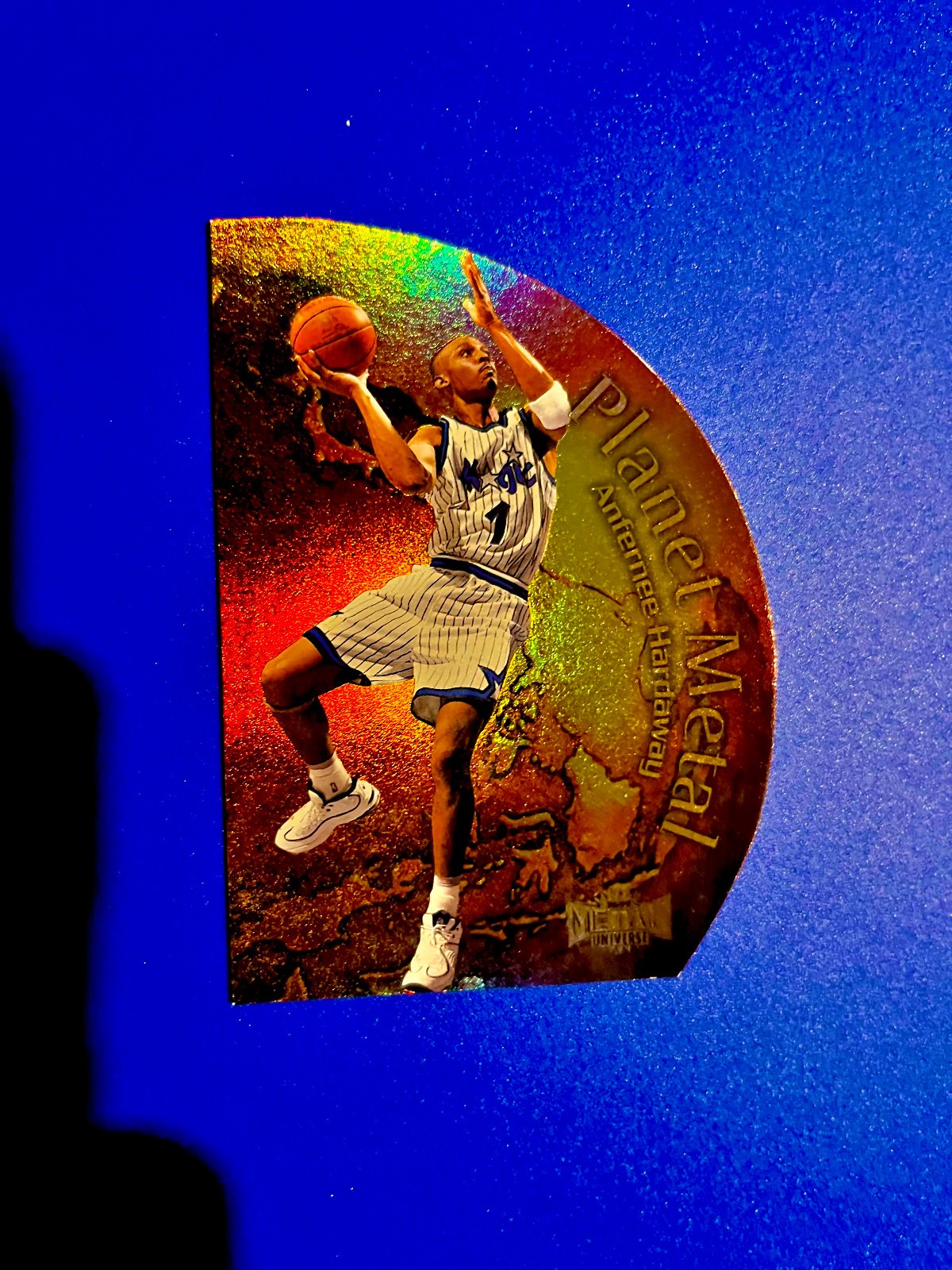 🔥 1998-99 Metal Universe 🔥 Planet Metal Anfernee Hardaway #11 PM 🔥 1998-99 Metal Universe 🔥 Planet Metal Anfernee Hardaway #11 PM