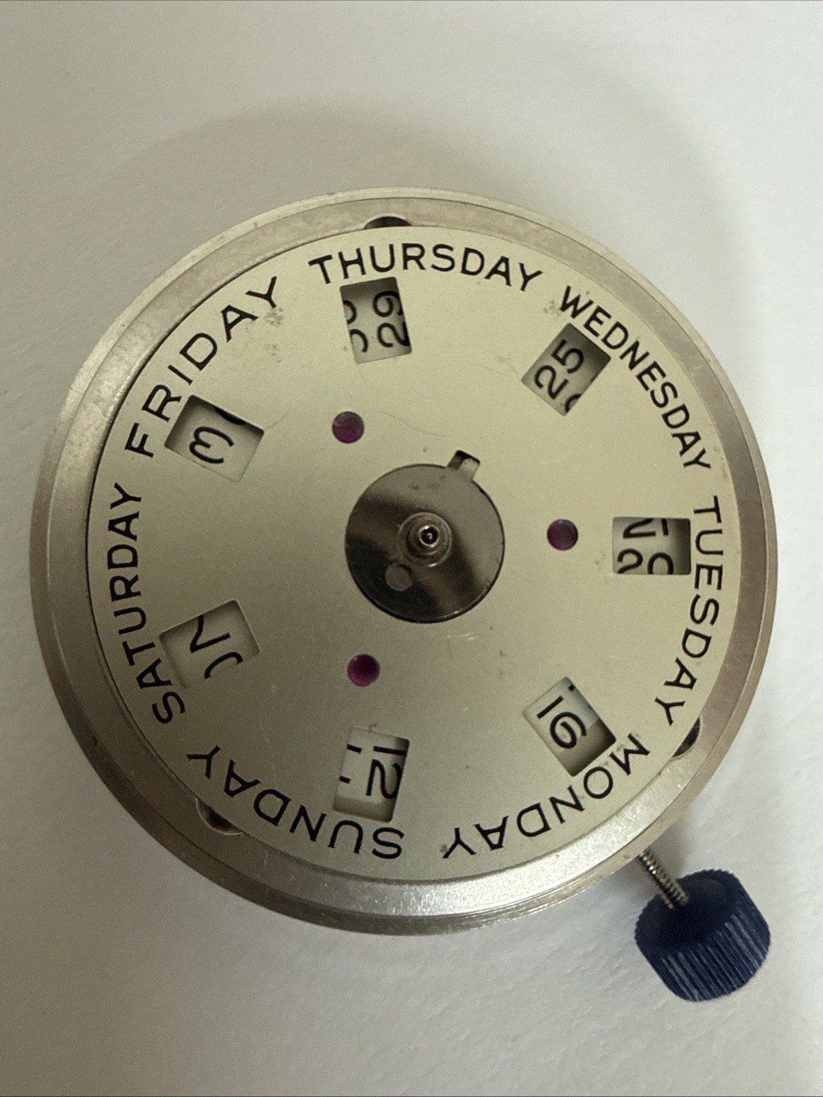 GENUINE Rolex 1556 Non Quick Set Complete Movement Perfect Working Condition GENUINE Rolex 1556 Non Quick Set Complete Movement Perfect Working Condition