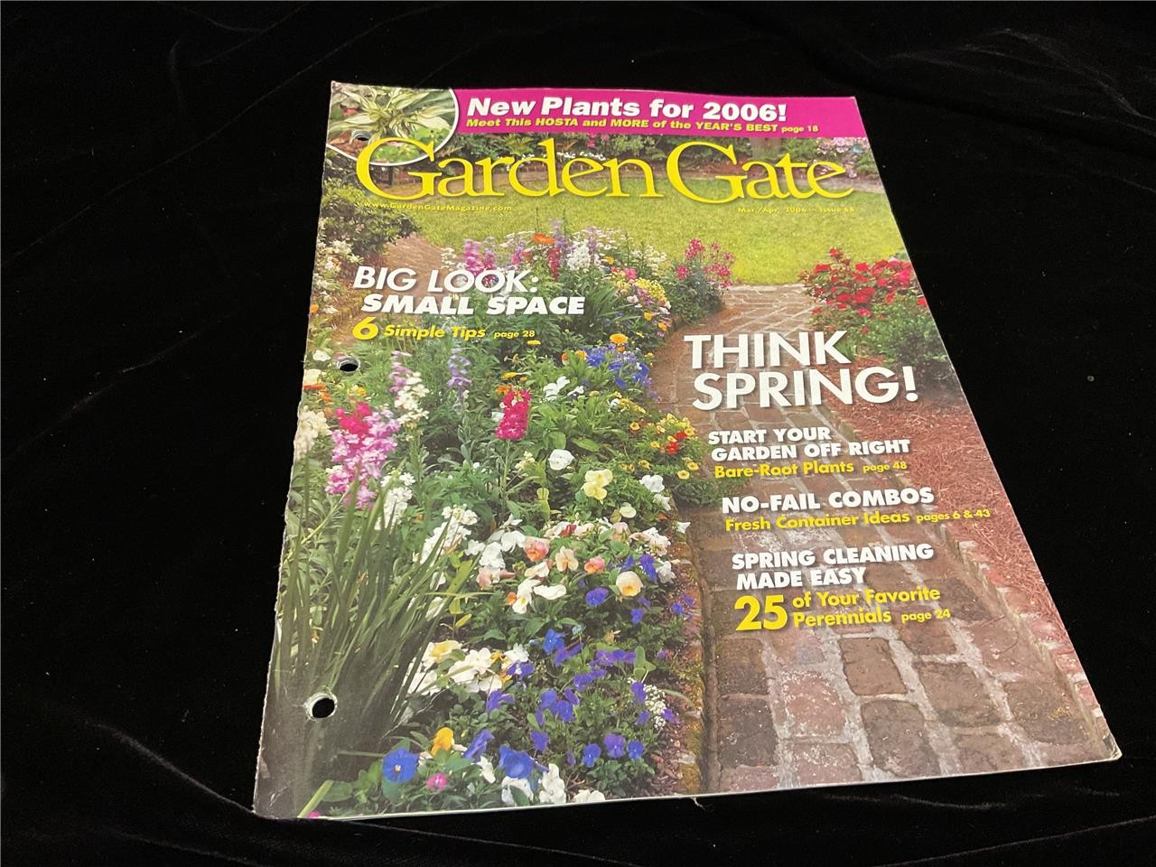 Garden Gate Magazine Mar/April 2006 Think Spring Big Look, Small Space
