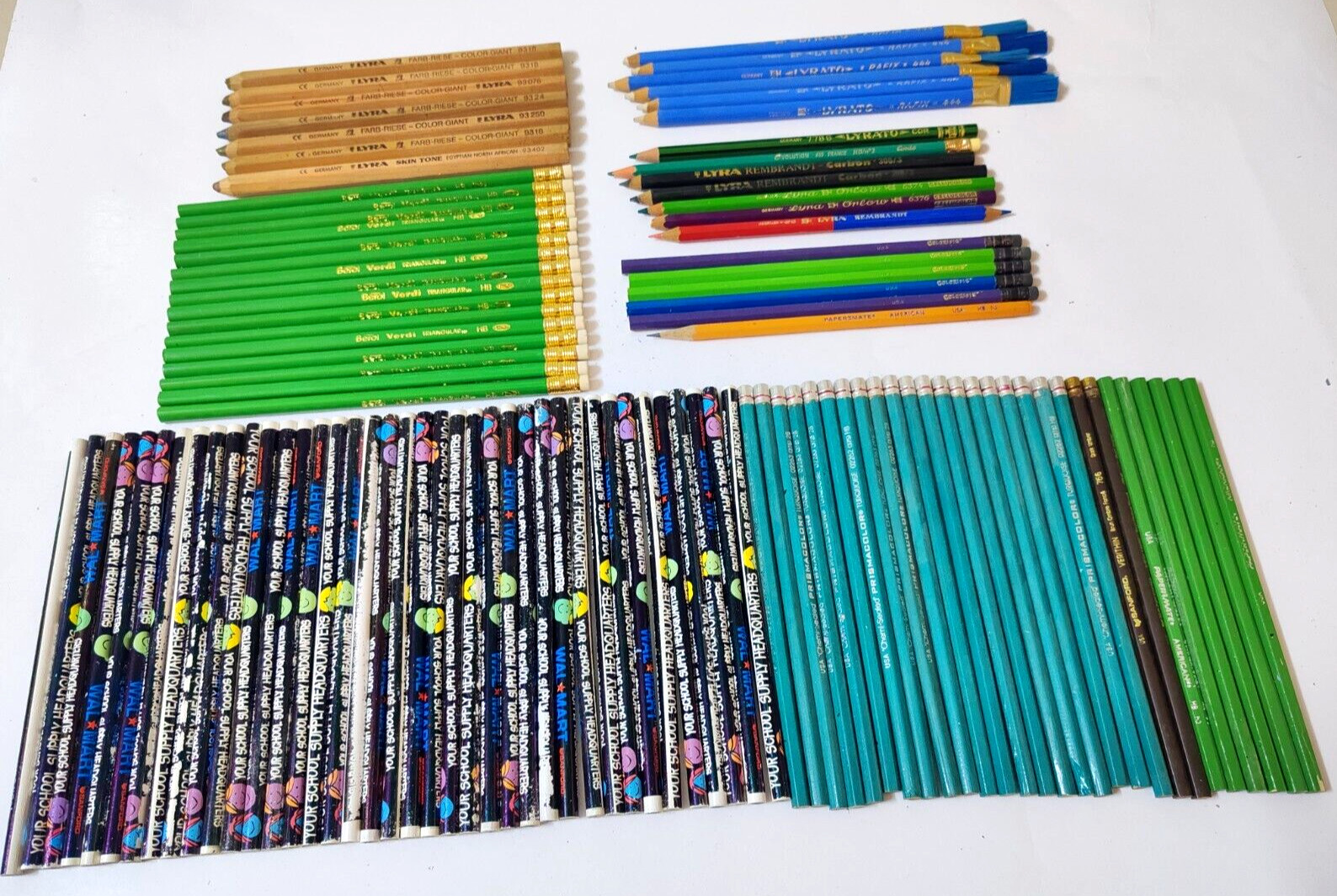 New Vtg Pencils Walmart Back To School Lyra Sanford Bic Berol prisma color Etc
