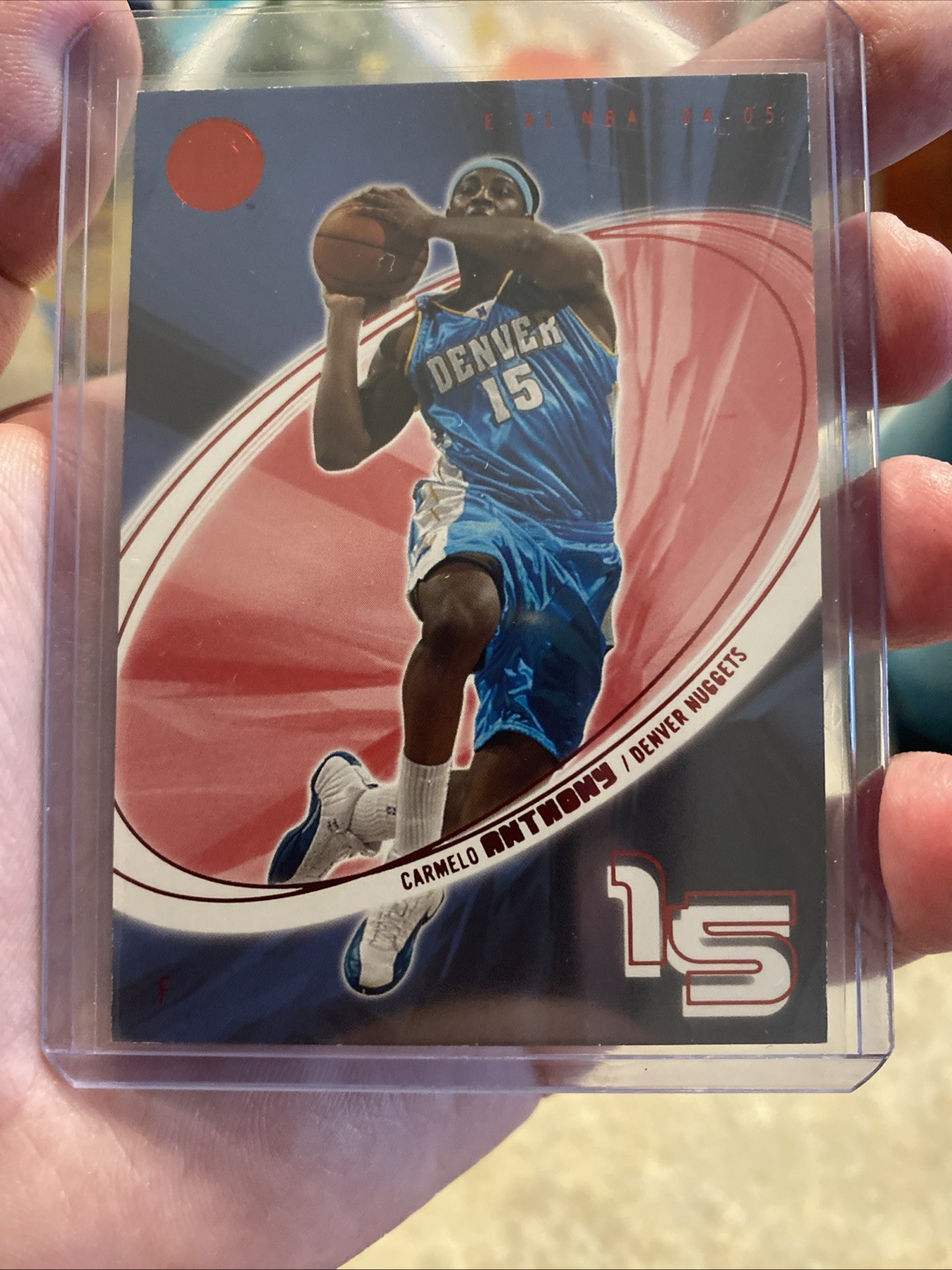 04/05 Fleer EX-L Carmelo Anthony Essential Credentials Future 47/102