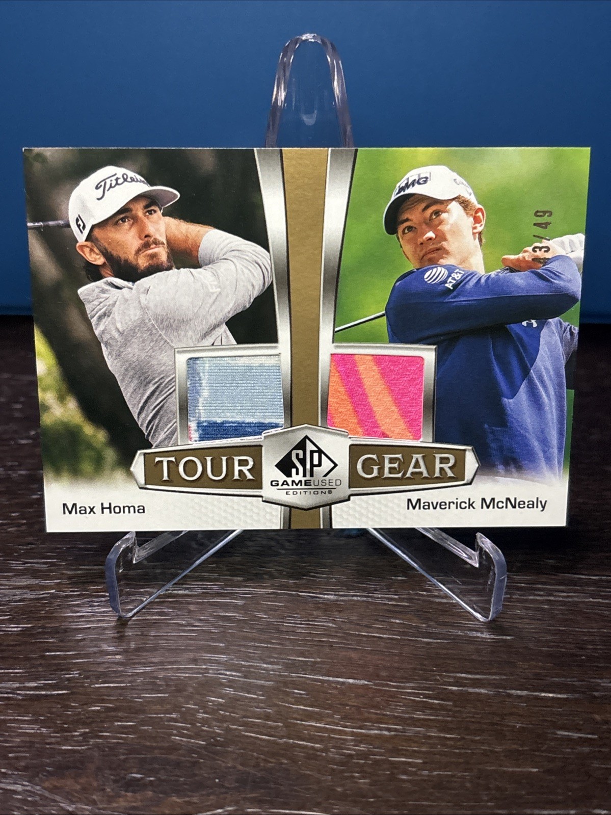 2024 SP Game Used Golf Max Homa / Maverick McNealy Tour Gear Combos /49 #TG2-MH