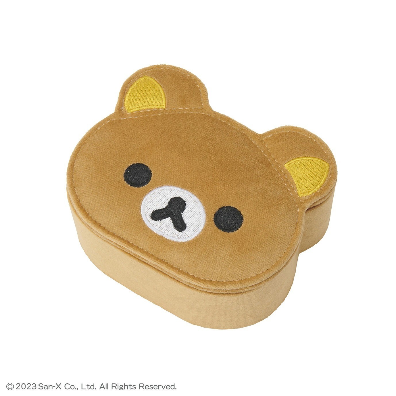 Rilakkuma Face Shaped Jewelry Case San-X Accessory Box 75x140x115mm NEW