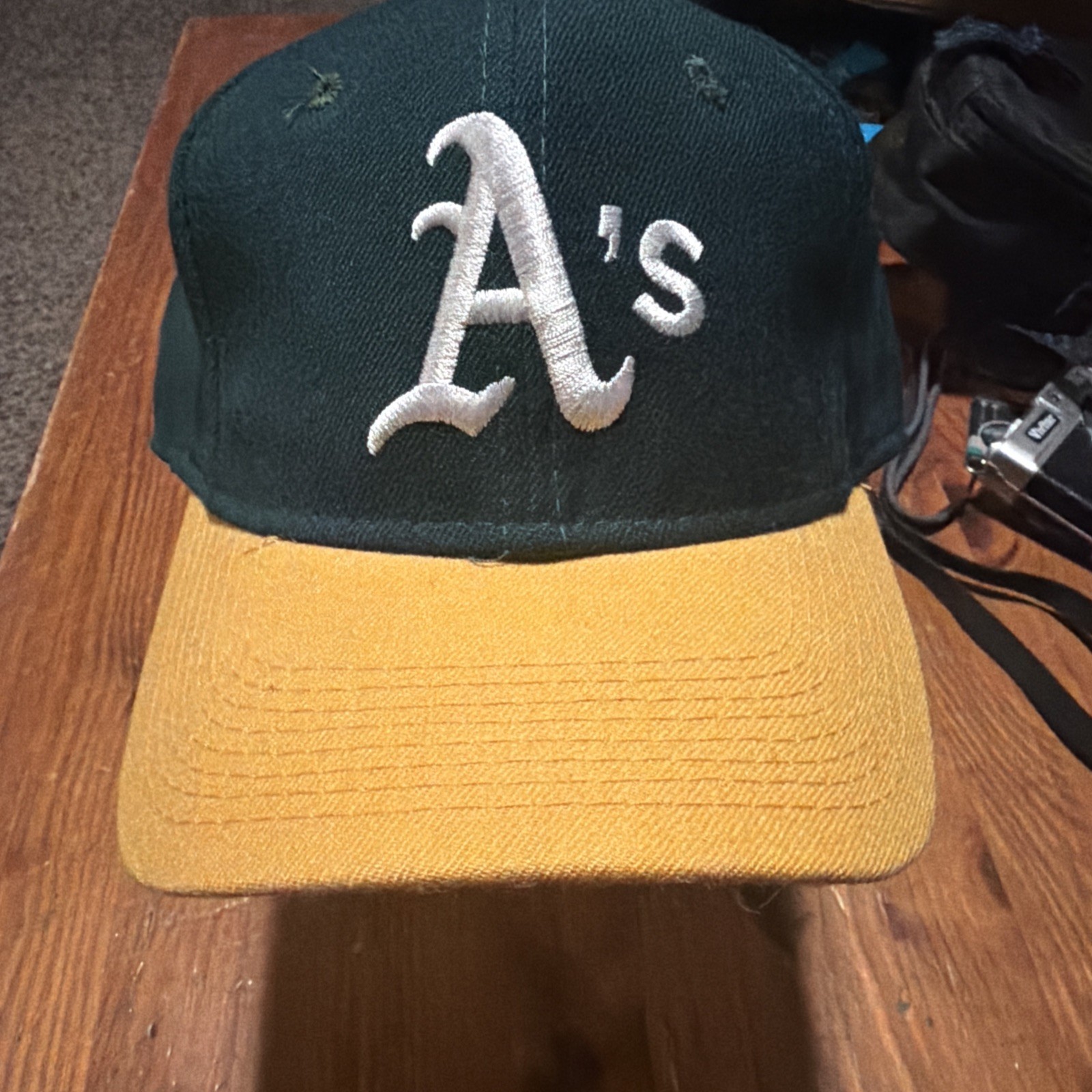 Oakland A\'s Athletics Wool Blend Hat Vintage Sports Specialties Fitted Cap 7 1/4 Oakland A\'s Athletics Wool Blend Hat Vintage Sports Specialties Fitted Cap 7 1/4