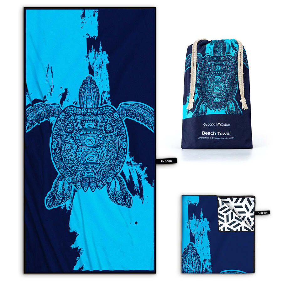 NEW OCOOPA Microfiber Beach Towel Fast Drying Oversize Ocean Sand Free Outdoor NEW OCOOPA Microfiber Beach Towel Fast Drying Oversize Ocean Sand Free Outdoor