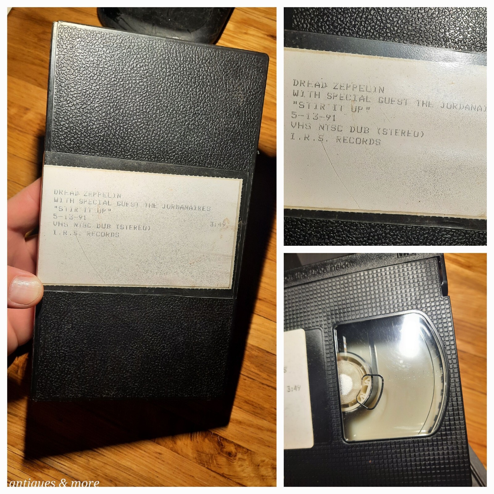 Dread Zeppelin VHS IRS Video 1991 Rare Heavy Metal Tape Stir it up Jordanaires Dread Zeppelin VHS IRS Video 1991 Rare Heavy Metal Tape Stir it up Jordanaires