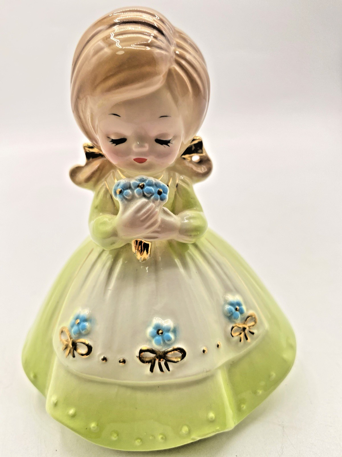 Vtg Josef Originals Forget Me Not Girl Figurine Ecology Series Sticker Japan 4 Vtg Josef Originals Forget Me Not Girl Figurine Ecology Series Sticker Japan 4