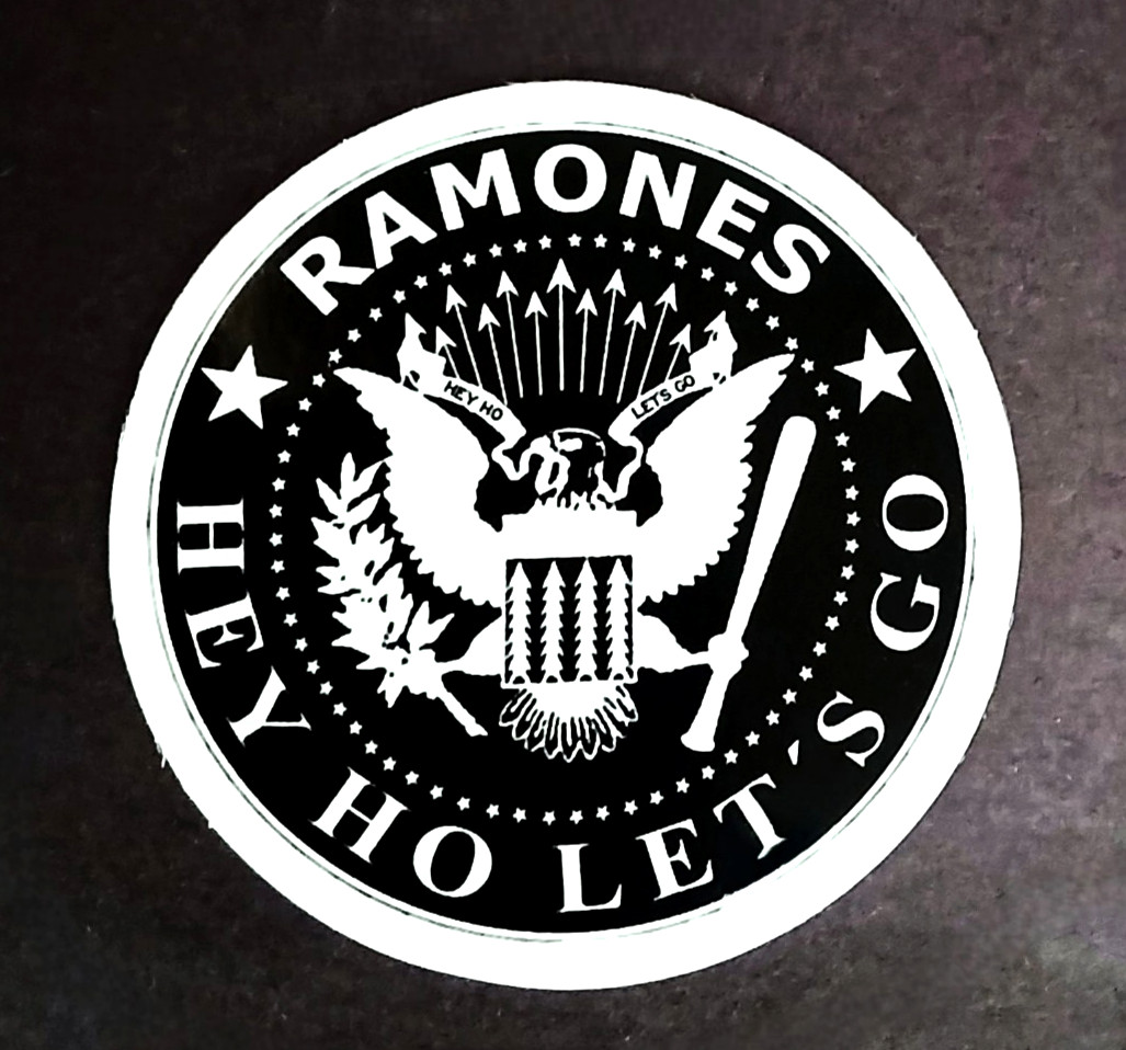RAMONES - Die Cut Sticker Decal Music Band Rock Punk The Ramones