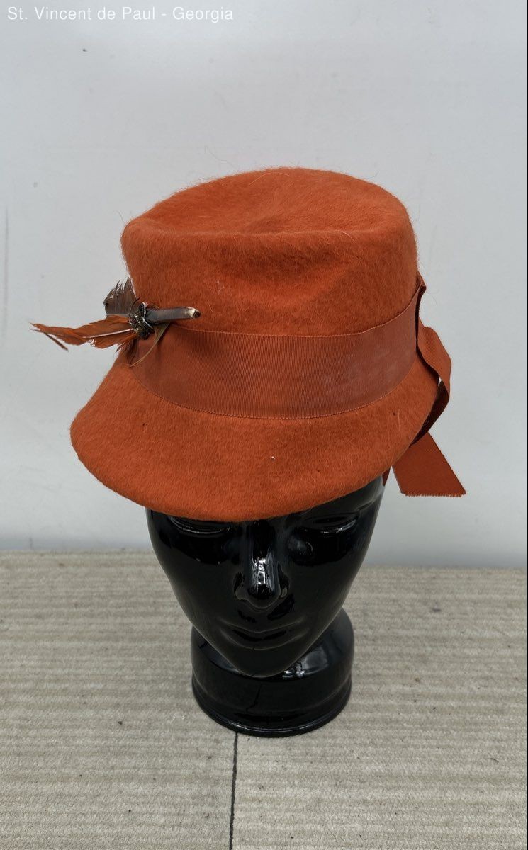 Vintage 1940s Henry Pollak 100% Wool Women\'s Hat Llamasene New York Deco Style