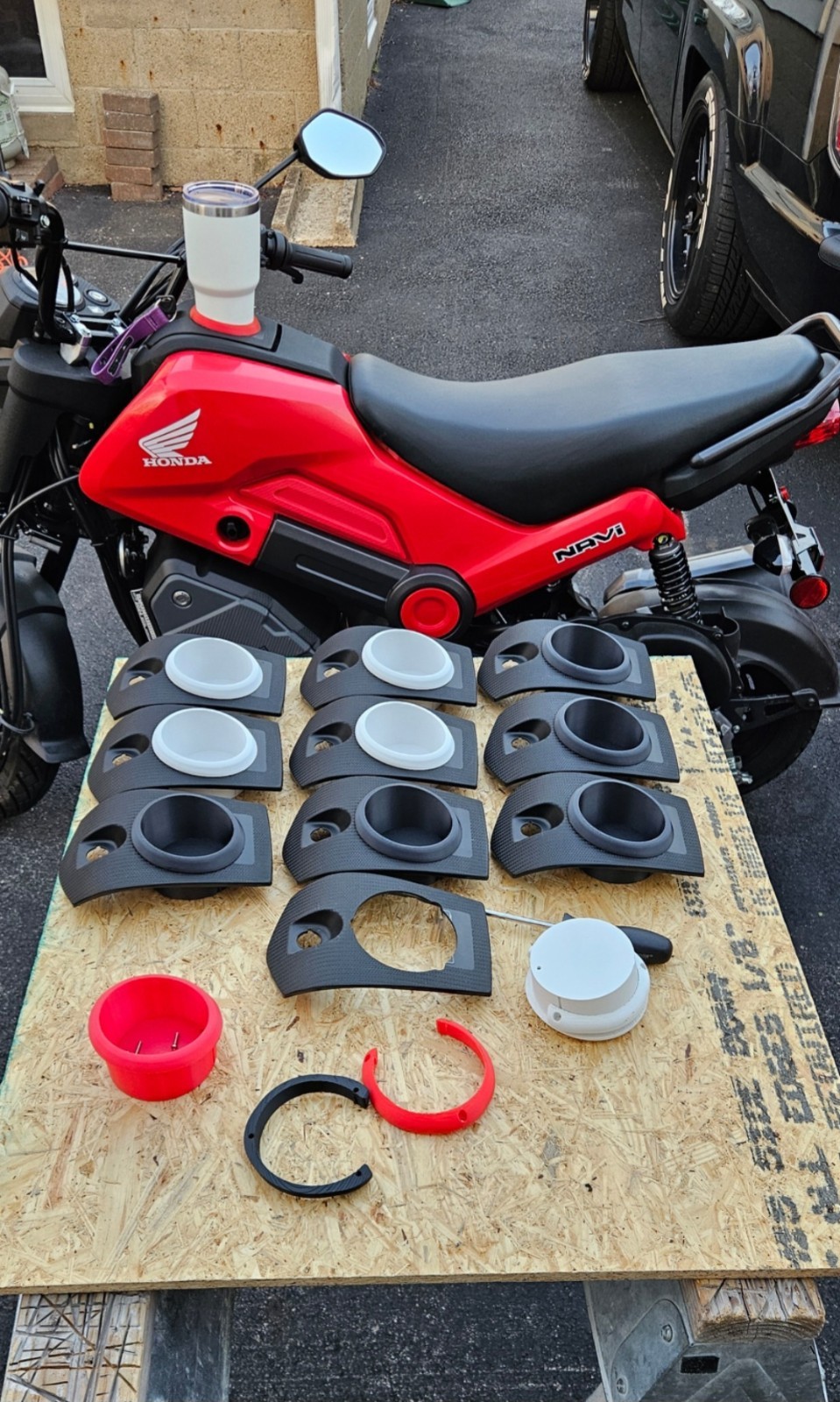 Honda Navi Cup Holder Kit