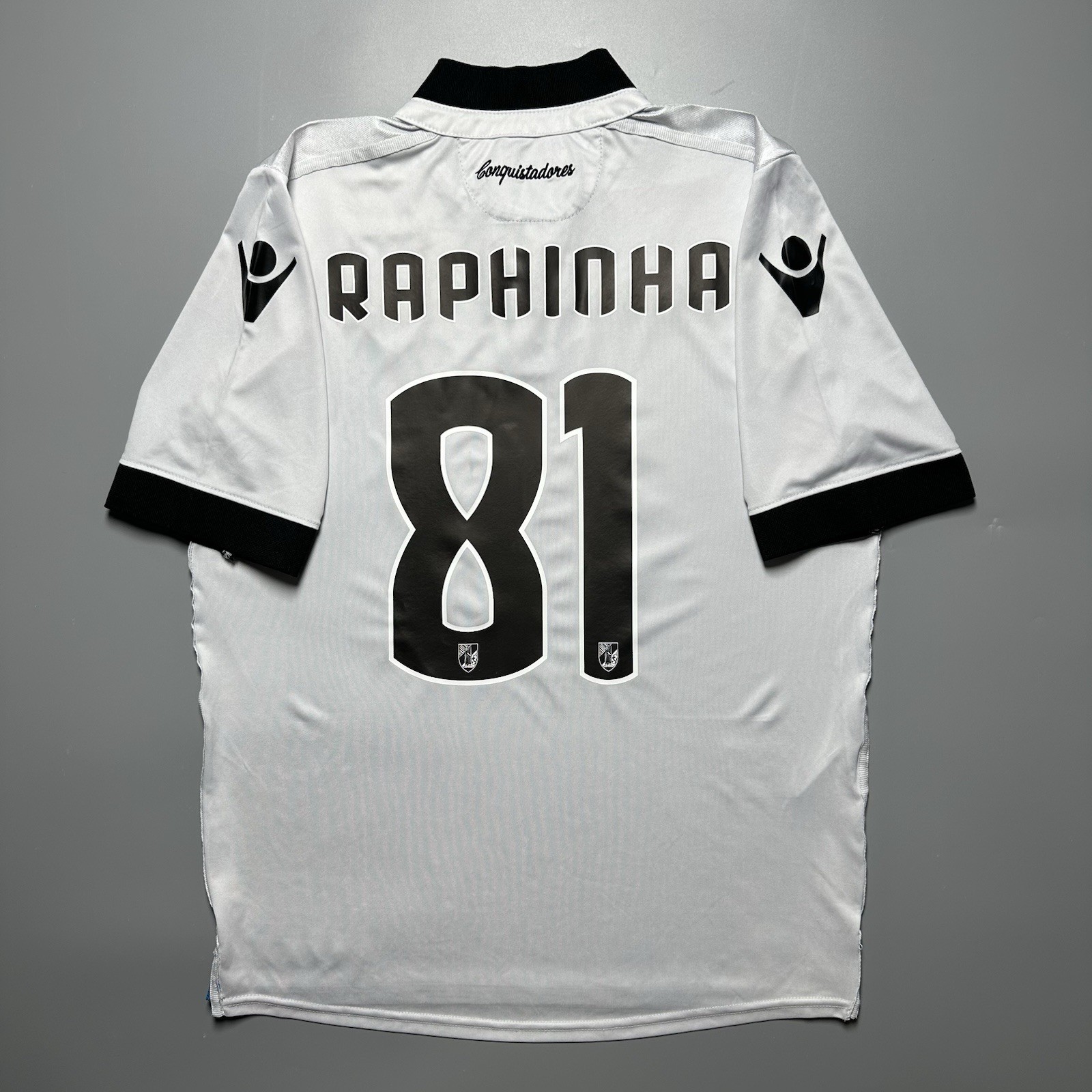 VITORIA SC MACRON 2016/2017 FOOTBALL SOCCER HOME JERSEY #81 RAPHINHA SIZE “L”
