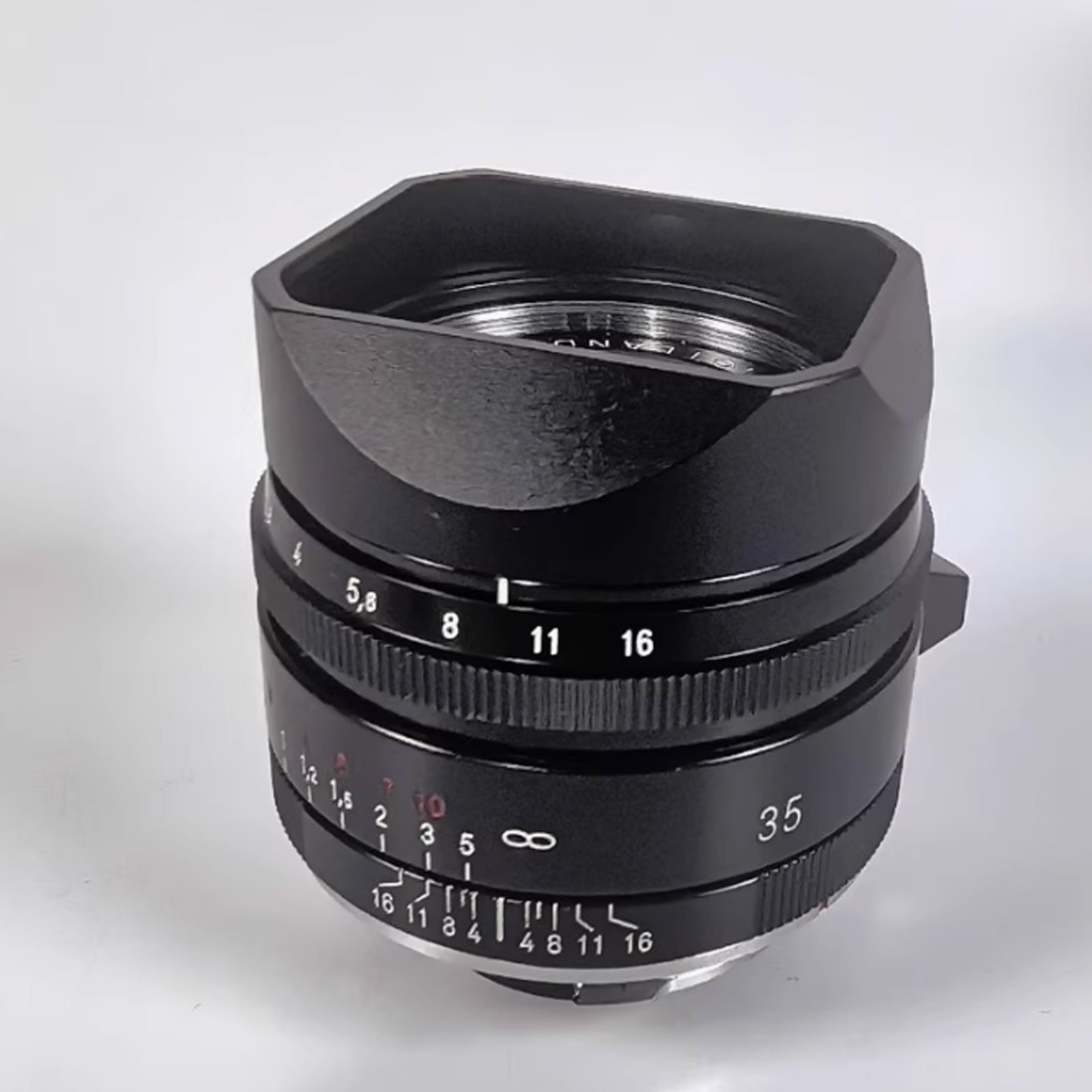 ‌ Metal Square Bayonet Lens Hood With Metal Cap for VOIGTLANDER NOKTON 35mm f1.5