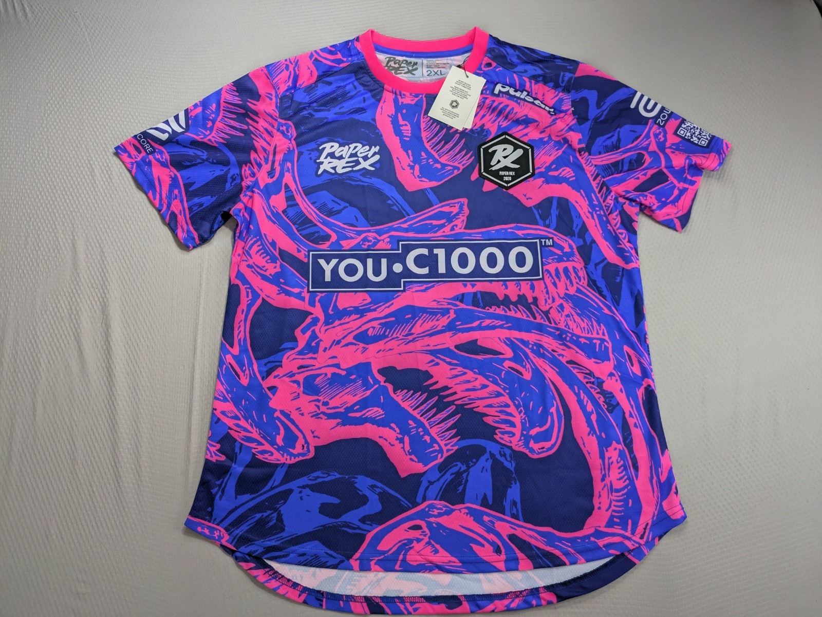 Paper Rex Jersey Short Sleeve 2020 Patch Mens Sz 2XL Multicolor 24/25 NWT Paper Rex Jersey Short Sleeve 2020 Patch Mens Sz 2XL Multicolor 24/25 NWT