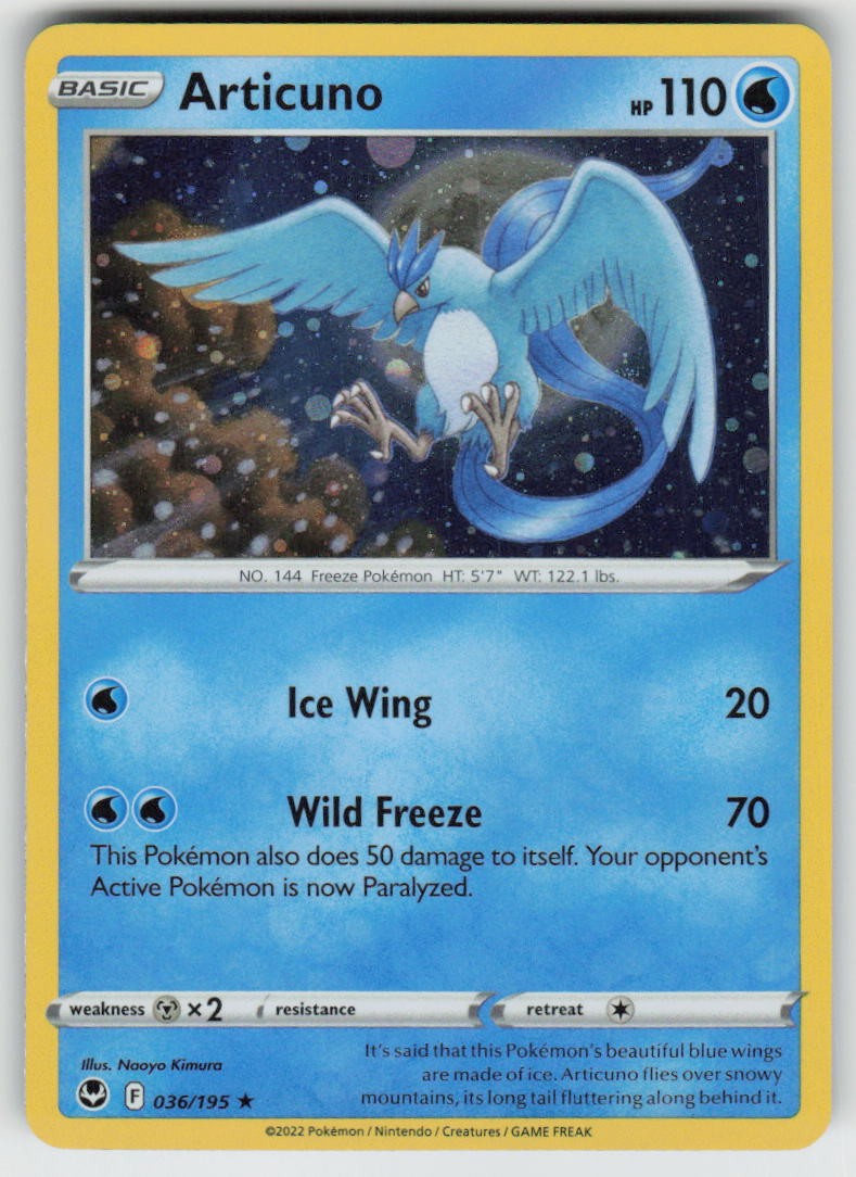 Articuno (Cosmos Holo) 036/195 Promo Miscellaneous Cards & Products Pokemon NM Articuno (Cosmos Holo) 036/195 Promo Miscellaneous Cards & Products Pokemon NM