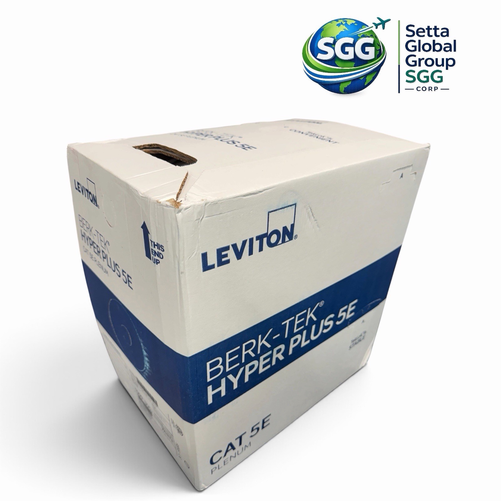 Leviton Berk-Tek HyperPlus 10032223 Type CMP Cat 5e UTP Cable 24 AWG 1000ft
