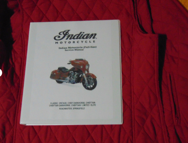 2017-2024 Indian full size springfield bike workshop service manual full color