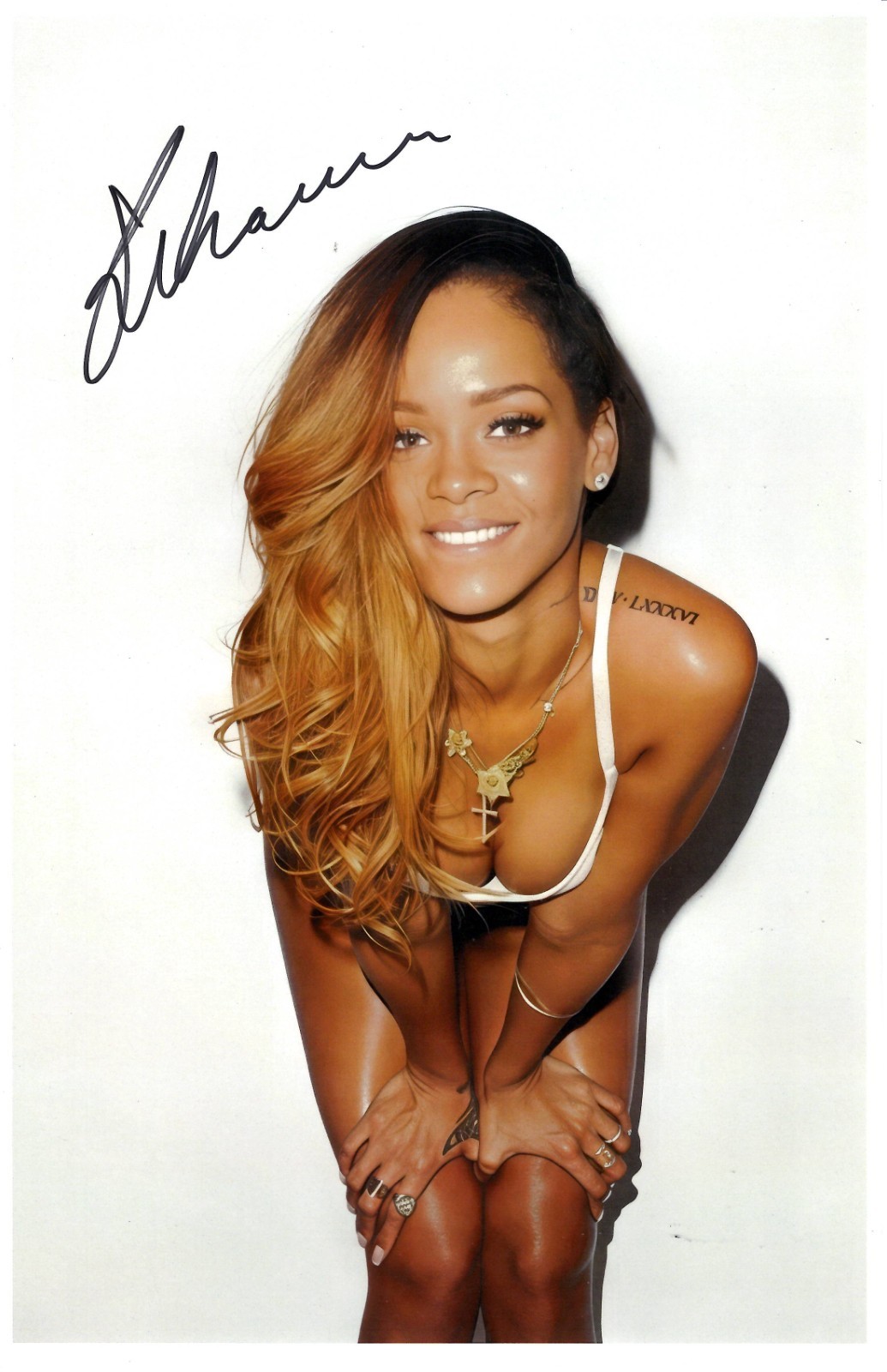 RIHANNA  Signed Poster 11x17 RIHANNA
