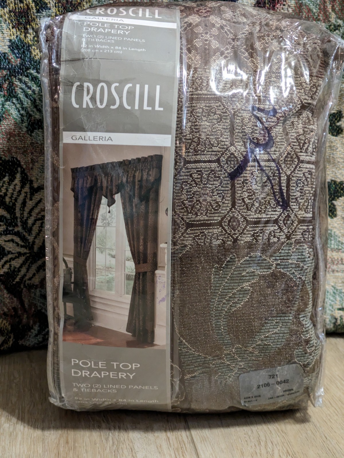 New CROSCILL GALLERIA TUSCAN OLD WORLD Jacquard DRAPERY CURTAINS 82X84\ New CROSCILL GALLERIA TUSCAN OLD WORLD Jacquard DRAPERY CURTAINS 82X84\