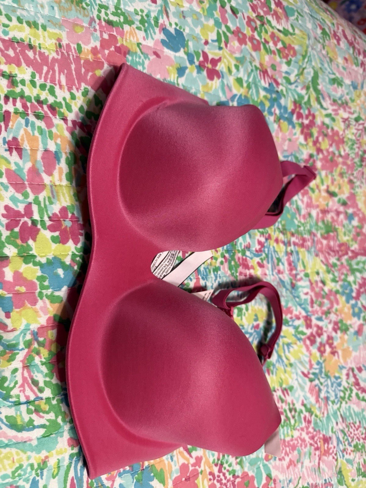 Victoria\'s Secret Women\'s Perfect Coverage Bra Pink, 32D Lightly Lined Wireless