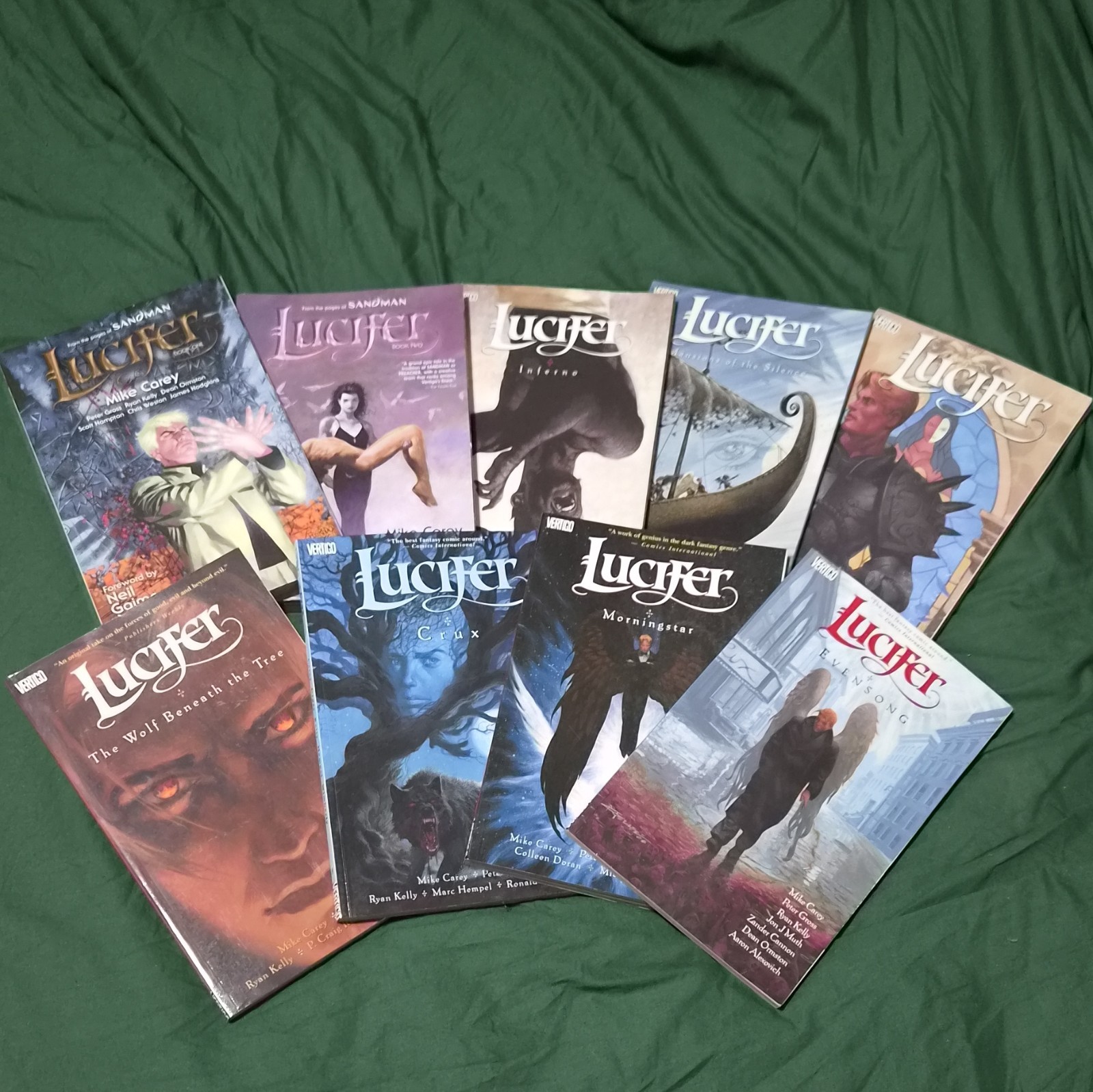 Vertigo Lucifer Graphic Novel Set Lot Vertigo Lucifer Graphic Novel Set Lot