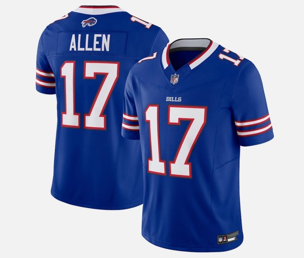 NEW Men\'s Bills #17 Josh Allen Stitched Jersey S-2XL NEW Men\'s Bills #17 Josh Allen Stitched Jersey S-2XL