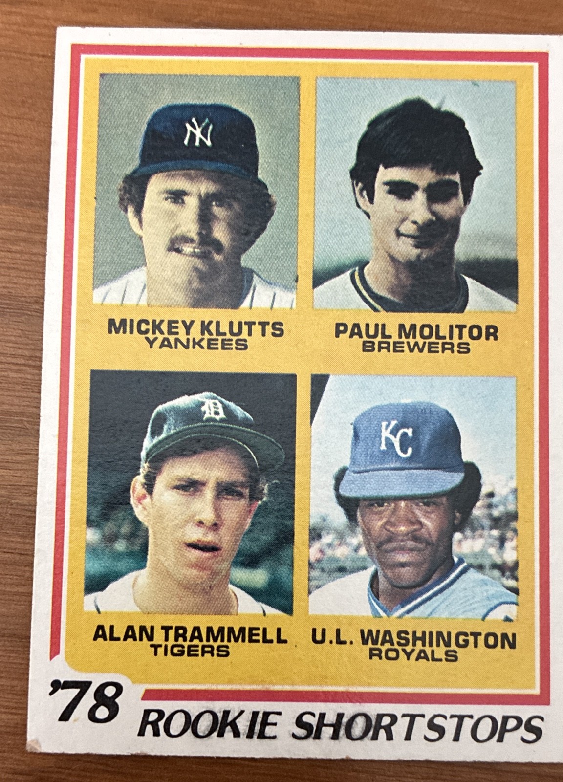 1978 Topps - Rookie Shortstops Paul Molitor, Alan Trammell #707 - HoF (RC) 1978 Topps - Rookie Shortstops Paul Molitor, Alan Trammell #707 - HoF (RC)