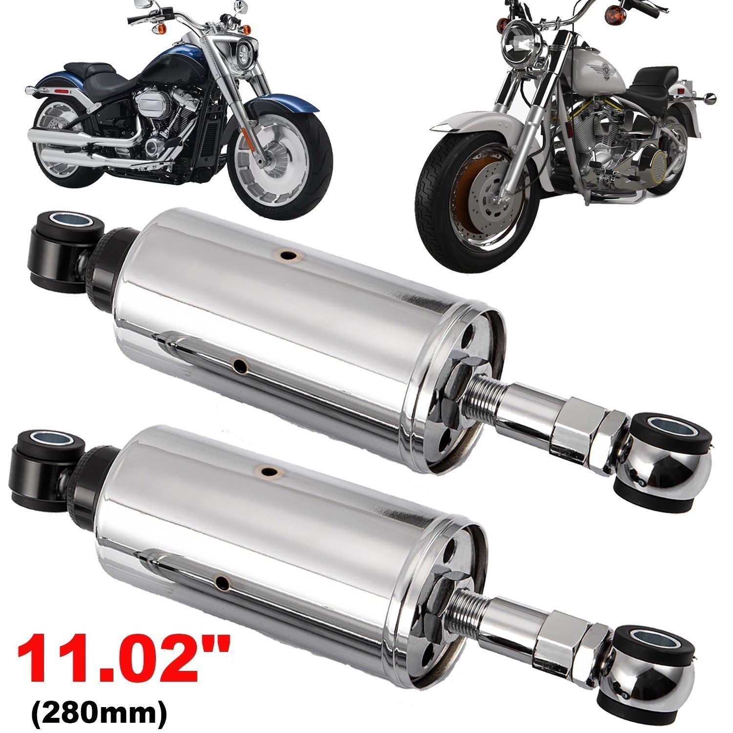 For Harley Heritage Softail Fatboy 89-99 Heavy Duty Adjustable Shocks Absorbers