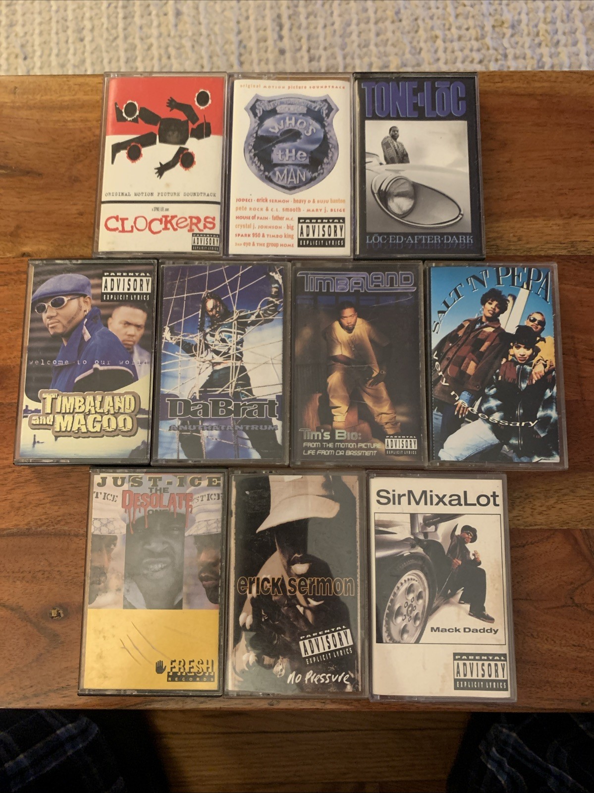 Hip Hop Lot Timbaland Tone Loc Sermon Sir Mix Ice Cassette Tape EX/VG+ Vintage Hip Hop Lot Timbaland Tone Loc Sermon Sir Mix Ice Cassette Tape EX/VG+ Vintage